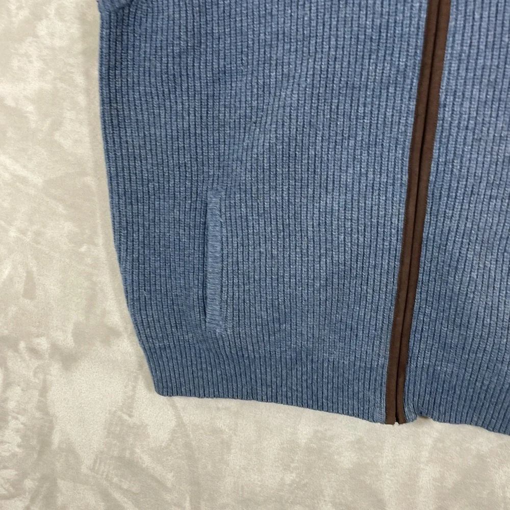 LL Bean Waterfowl Sweater Vest Mens XXXL 3XL Merino Lambswool 245457